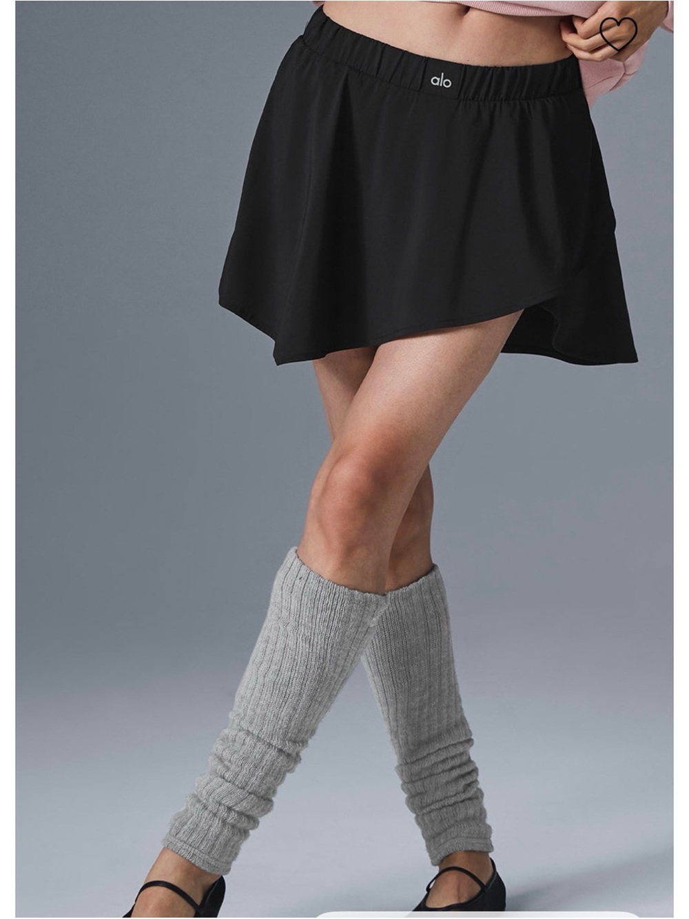 ALO Yoga Black freestyle Mini Skirt brand new XS